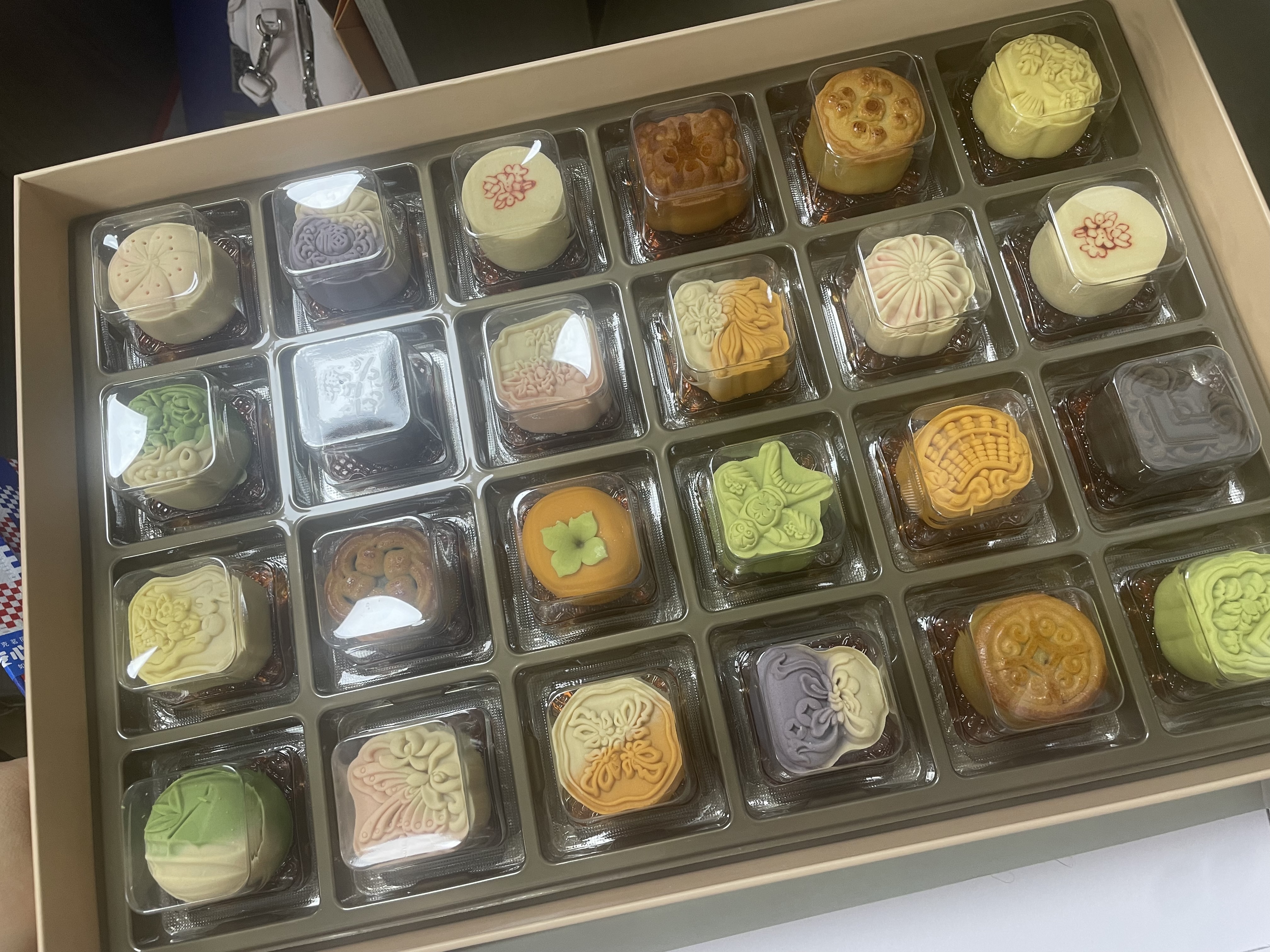 华美中秋节礼品糕点礼盒礼包送礼团购福利时熙珍集720g 实拍图