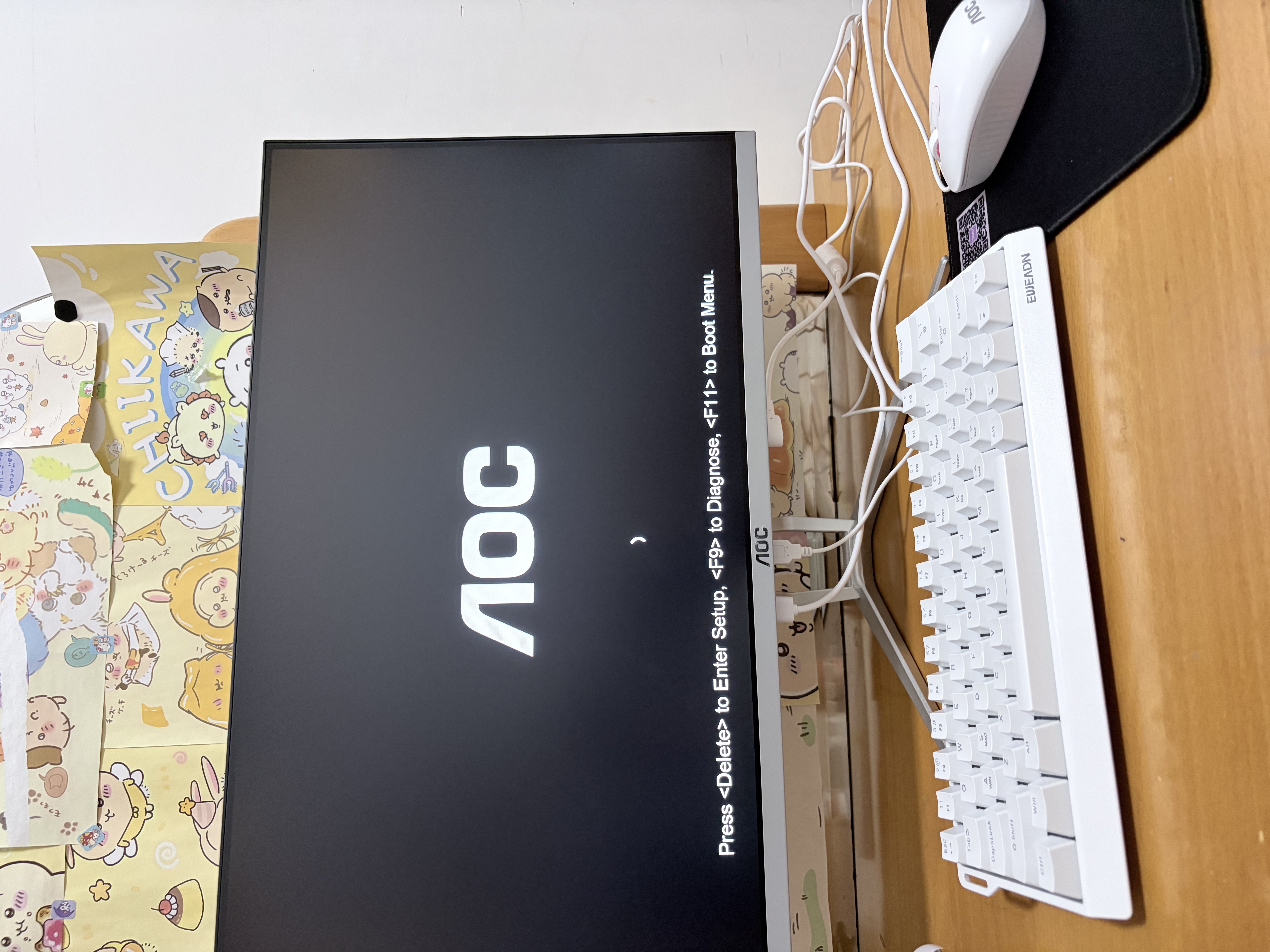 AOC国家补贴品牌一体机电脑23.8英寸超薄高清IPS屏商用办公设计家用学习游戏壁挂台式整机全套 【游戏稳】六核R5-6600H 16G 512G 23.8英寸 内置音响-WiFi-蓝牙 实拍图