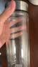 希诺双层抗菌玻璃杯办公车载水杯男高档泡茶杯子节日礼物XN-9303 实拍图