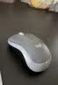 罗技（Logitech）M185鼠标 无线鼠标 办公鼠标 对称鼠标 黑色灰边 带无线2.4G接收器 实拍图