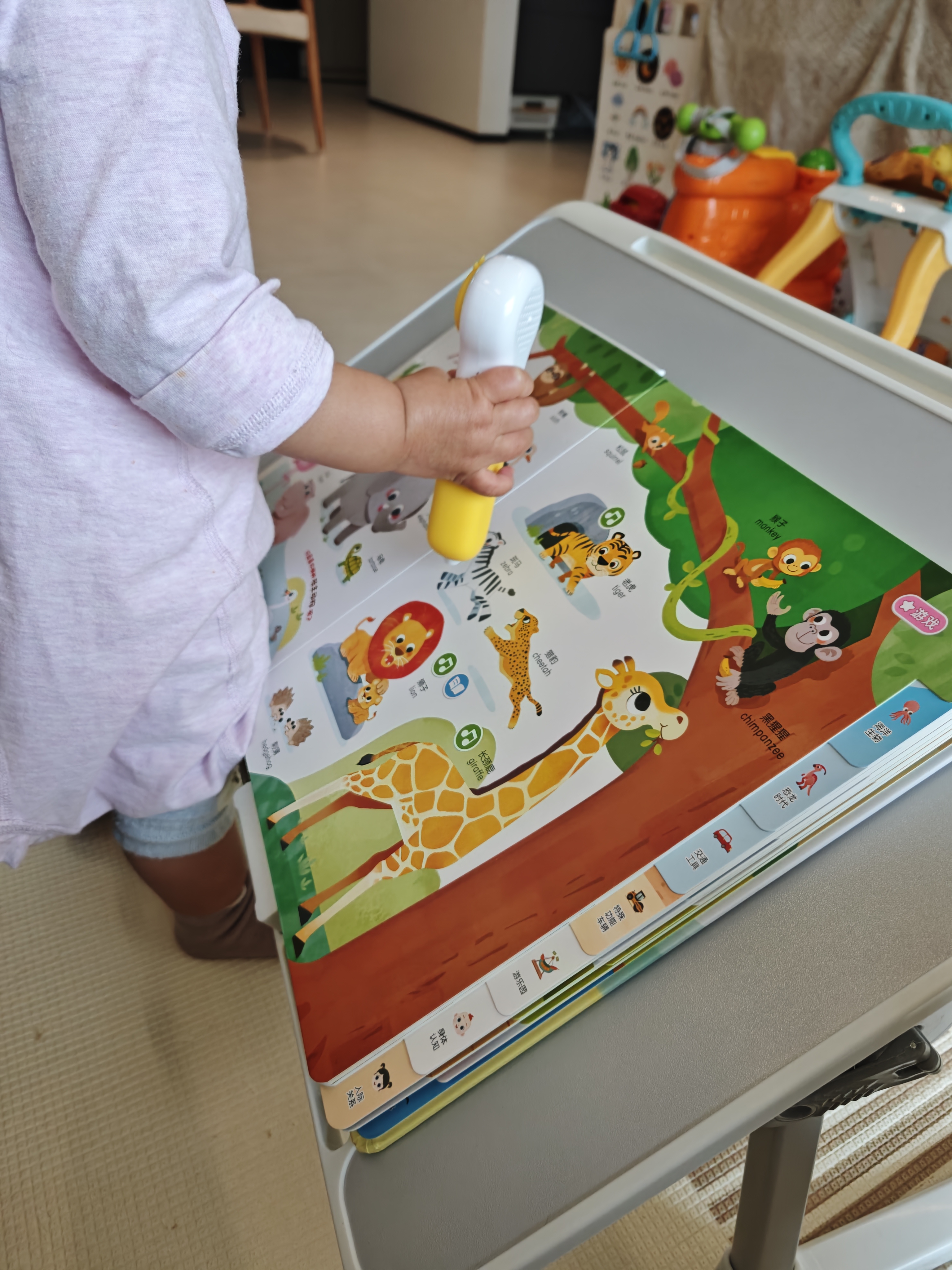 PIYO PEN小鸡球球32G点读笔0-6岁幼儿常备词汇双语启蒙早教机儿童玩具 实拍图