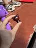 创意檀木猫咪吊坠木雕工艺品DIY手机包包钥匙扣挂链 紫檀木牛鼻孔 实拍图