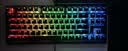 CHERRY樱桃MX1.1黑曜极光 机械键盘87键 游戏键盘 有线键盘 悬浮式无钢结构 RGB灯效 黑色红轴 实拍图