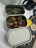 小熊（Bear）有钛电热饭盒 加热饭盒 上班热饭神器京东自营插电式电加热饭盒 不锈钢双层四胆1.6L DFH-G16W7 实拍图