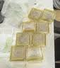 魔幻厨房月饼包装盒80g50个月饼托蛋黄酥绿豆糕金色吸塑盒底托包装盒子 实拍图