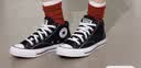 匡威（Converse）莫尔登All Star夏季帆布运动休闲板鞋黑色A00811C A00811C 42 实拍图