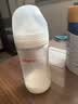 贝亲（Pigeon）玻璃奶瓶宽口径防胀气240ml M号奶嘴 3月+ AA187  实拍图