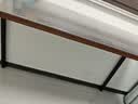 京东京造万象桌电脑桌家用桌书桌学习桌办公桌实木胡桃木色120*60cm 实拍图