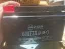 超威（CHILWEE）125踏板女士助力摩托干电瓶12v7ah替YTX7ABS大阳海王星绵阳蓄电池 实拍图