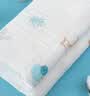 babycare春夏秋冬刚出生宝宝满月礼物用品新生儿抱被礼盒波塔月光蓝-双层 实拍图