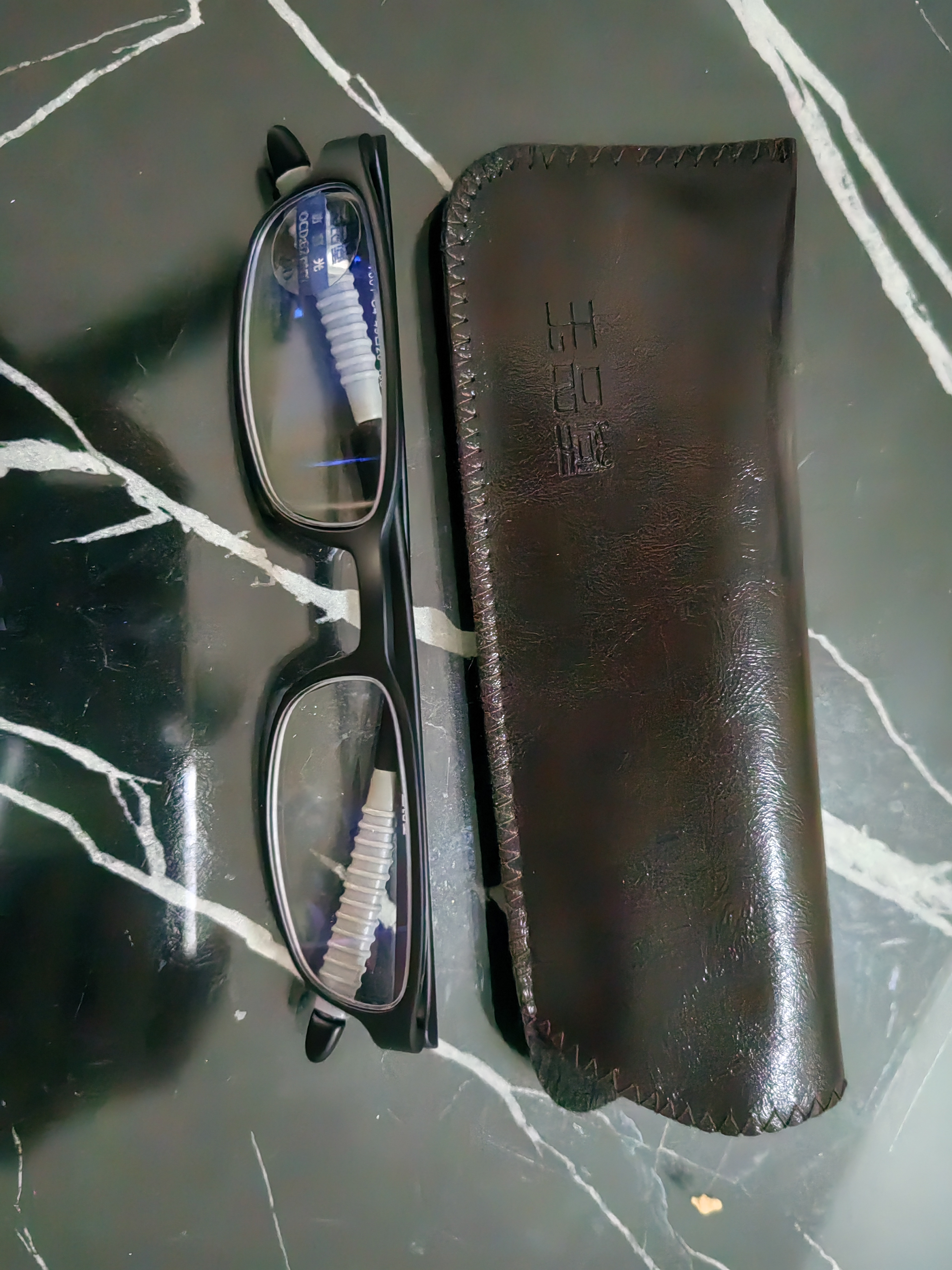 玉品堂老花镜男超轻TR老年人老光眼镜时尚花镜女无螺丝150度中秋节礼物 实拍图