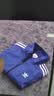 adidas通勤百搭三条纹休闲运动夹克早秋外套男女阿迪达斯三叶草 深靛蓝（推荐选大一码)   M 实拍图