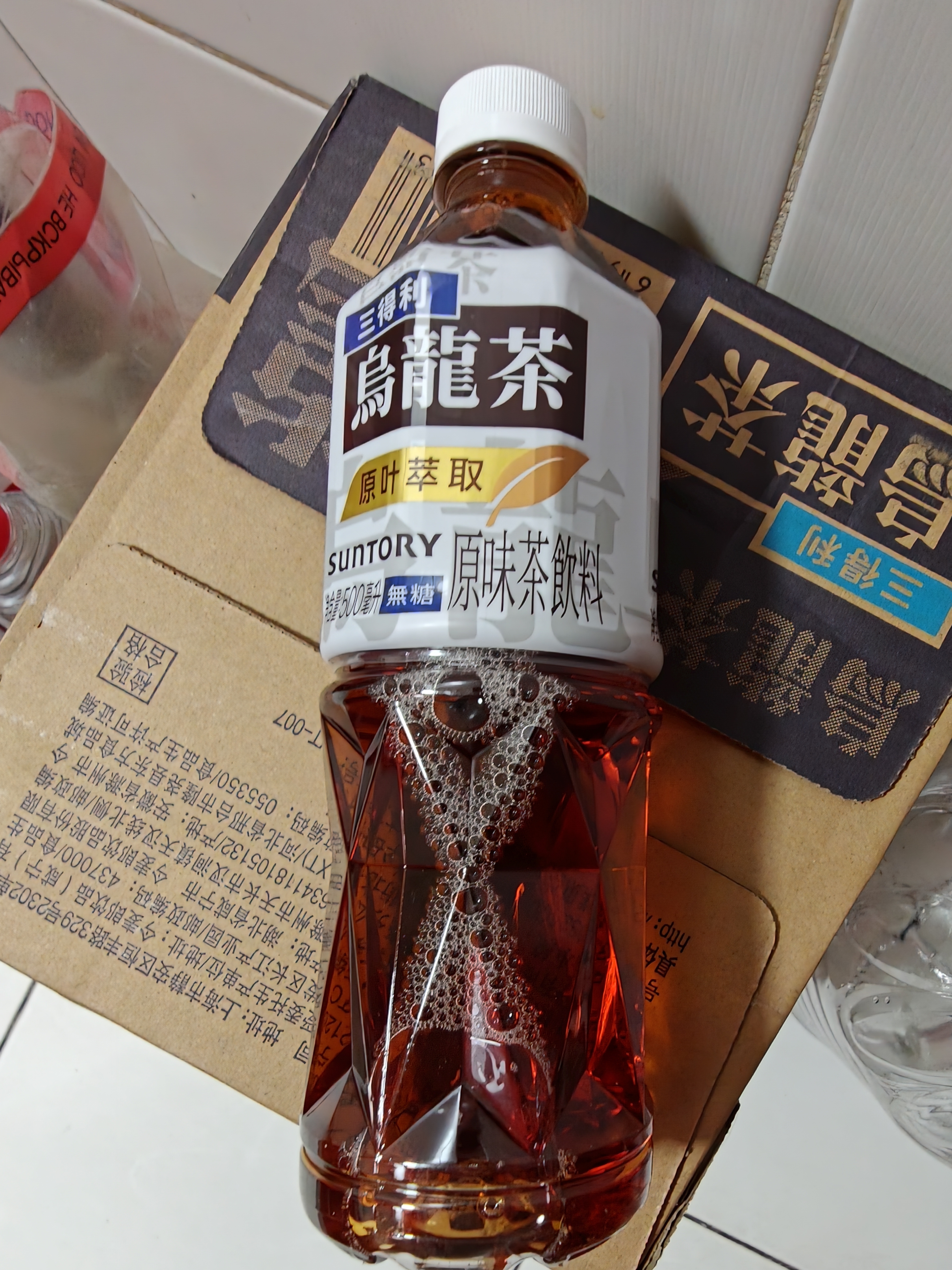 三得利（Suntory）无糖乌龙茶饮料 0糖0能量0脂 500ml*15瓶整箱装 无糖乌龙茶500ml*15瓶 实拍图