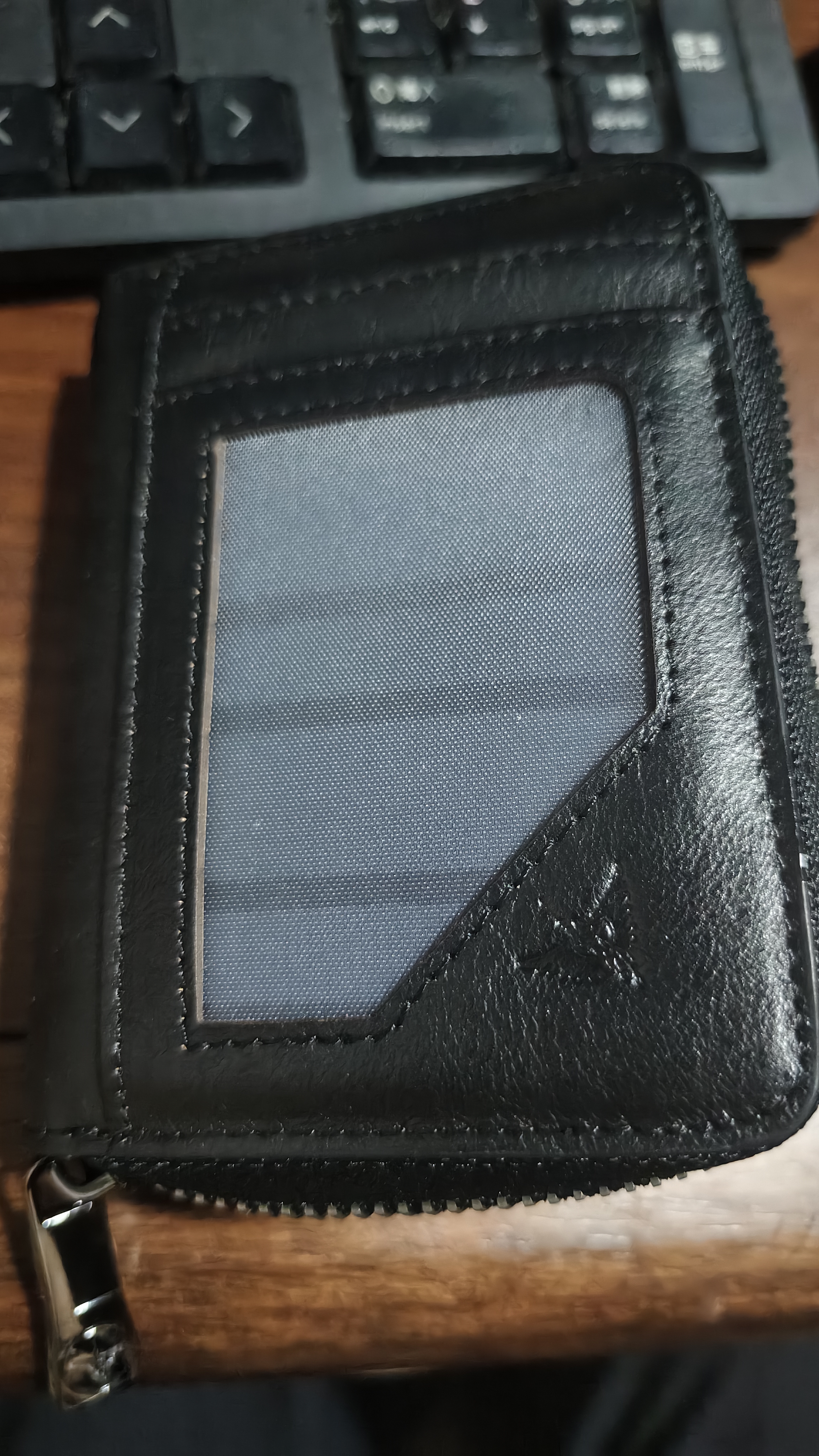 WILLIAMPOLO英皇保罗钱包男士真皮短款拉链卡包钱夹复古证件包生日礼物送男友 黑色-防盗刷【7卡/拉链袋】 专柜礼盒包装 实拍图
