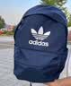 adidas休闲日常通勤运动双肩背包学生书包开学男女阿迪达斯三叶草   深靛蓝   NS(均码) 实拍图