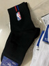 NBA袜子男夏中筒休闲运动袜篮球袜毛巾底长筒棉袜男士短袜39-44码 中筒网眼抗菌款 混色 3双 实拍图