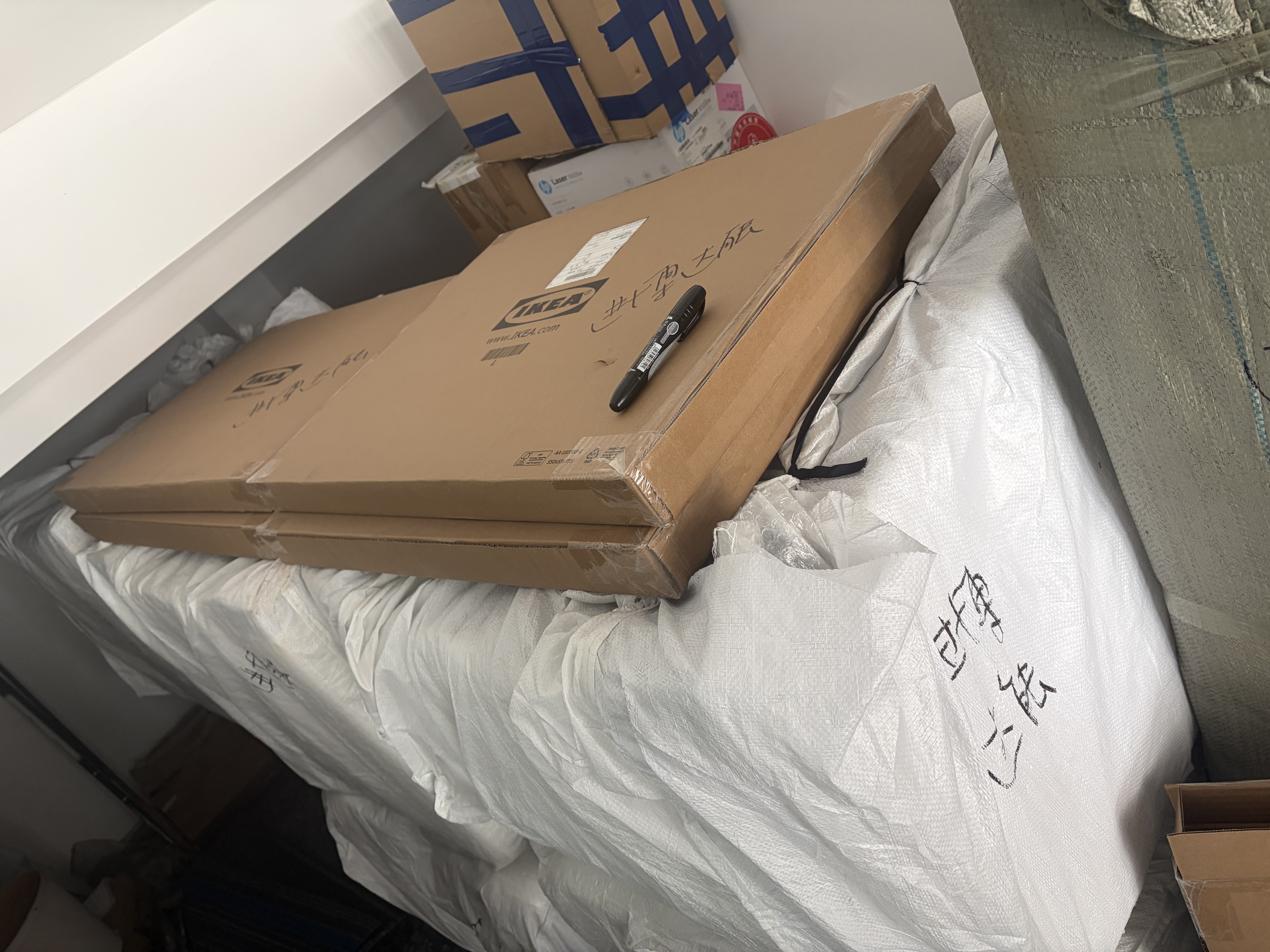 宜家（IKEA）LACK拉克小边桌简约现代客厅北欧风边几小茶几床头柜 白色边桌55x55cm 实拍图