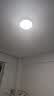 京工 LED三防吸顶灯 防潮防尘防虫工厂楼梯过道楼道走廊灯超薄智能灯  常亮款 12W 白光 实拍图
