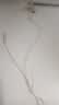 纽曼（Newmine）【金榜】NM-LK06 type-c耳机线控有线音乐手机数字耳机type-c版半入耳式音量调节增强版 白色 实拍图