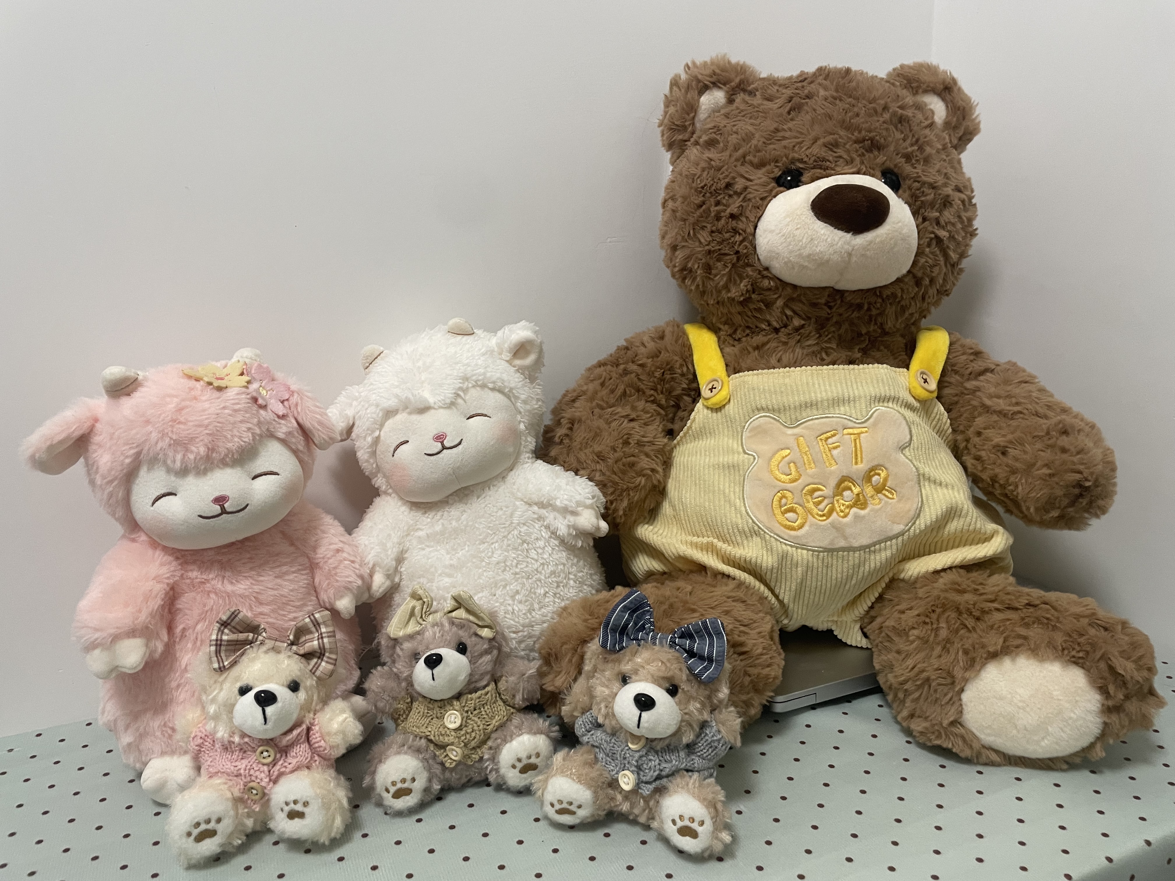 名创优品（MINISO）吉福特熊背带裤小熊大号玩偶毛绒公仔伴睡玩具娃娃抱枕生日礼物 实拍图