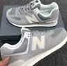 NEW BALANCE秋季男女同款复古灰色耐磨轻便运动休闲鞋574系列ML574LGI 42.5 实拍图