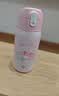 膳魔师美乐蒂儿童保温杯316L不锈钢一杯双盖两用水杯学生水壶550mL 粉 实拍图