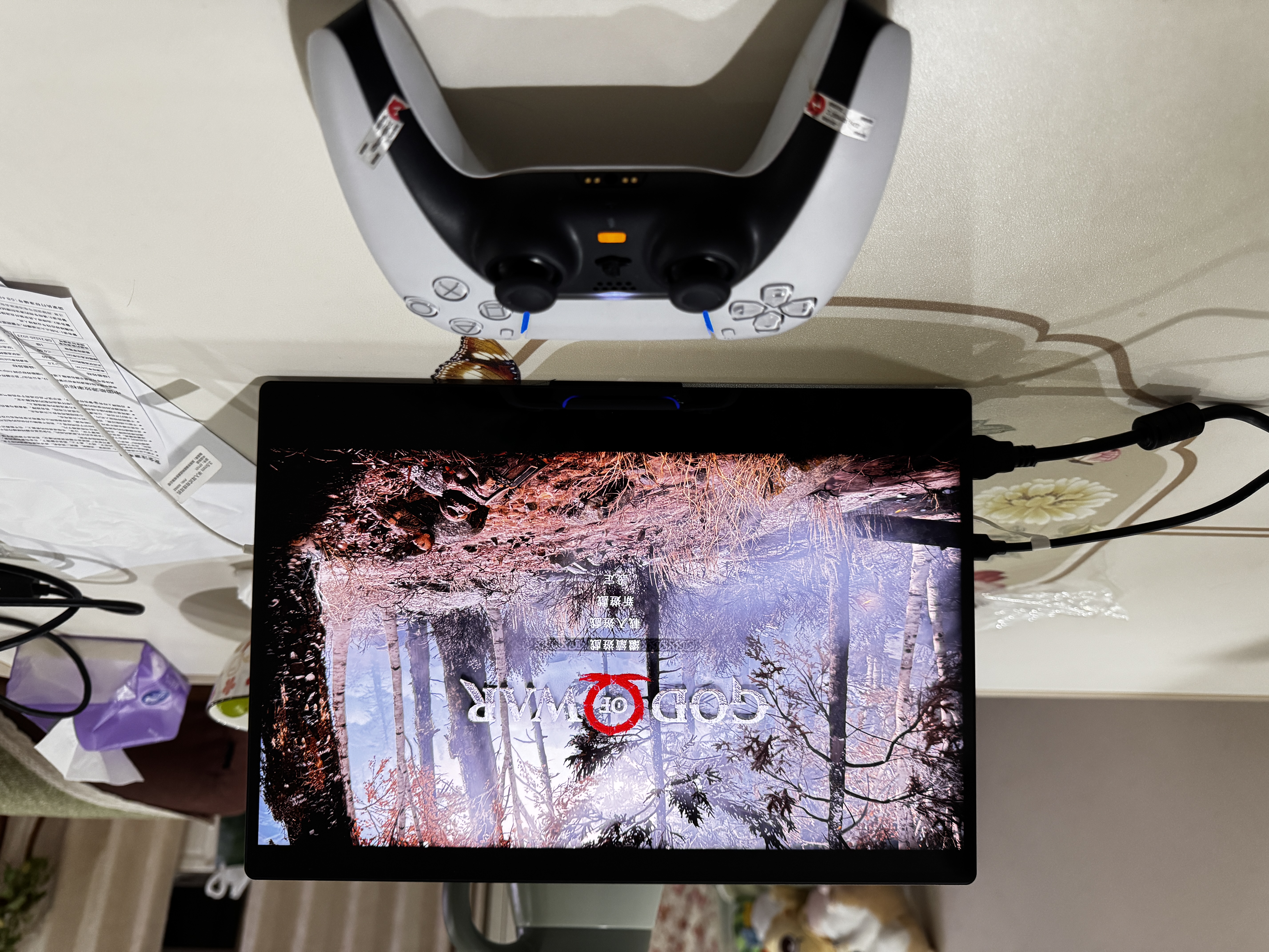 雕塑家14英寸便携式显示器2.8K OLED屏100%DCI-P3高色域 手机电脑笔记本副屏Ps5一线直连扩展屏MU140LH 实拍图
