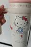 三丽鸥（SANRIO）HelloKitty公仔冰霸保温锁冷杯316不锈钢带吸管女友生日礼物700ml 实拍图