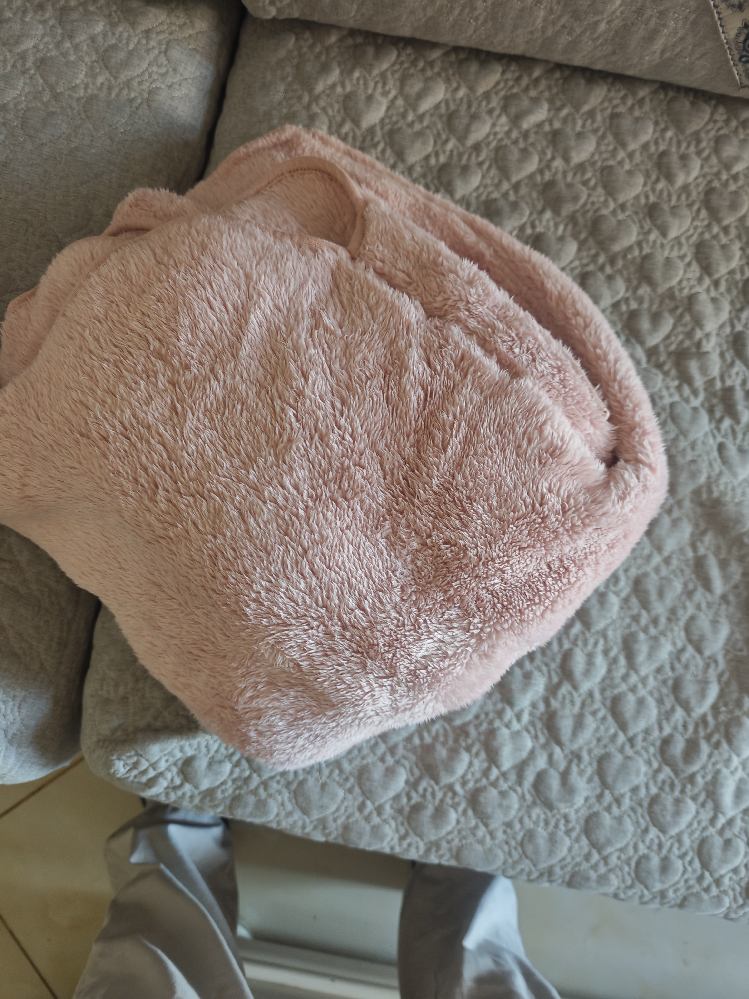 红豆居家女士加绒加厚秋冬睡衣女可外穿保暖家居服 奶昔粉 L 170/92A 实拍图