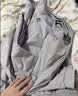adidas通勤百搭三条纹休闲运动夹克早秋外套男女阿迪达斯三叶草 浅灰 (推荐选大一码)   M 实拍图