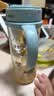 贝亲（Pigeon）防胀气 自然成长翻盖直饮吸管 大童奶瓶330ml 马戏团 18月+ AA279 实拍图