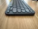 罗技（Logitech）时尚系列K390无线蓝牙键盘 超薄便携 K380升级版 黑色 79键 实拍图
