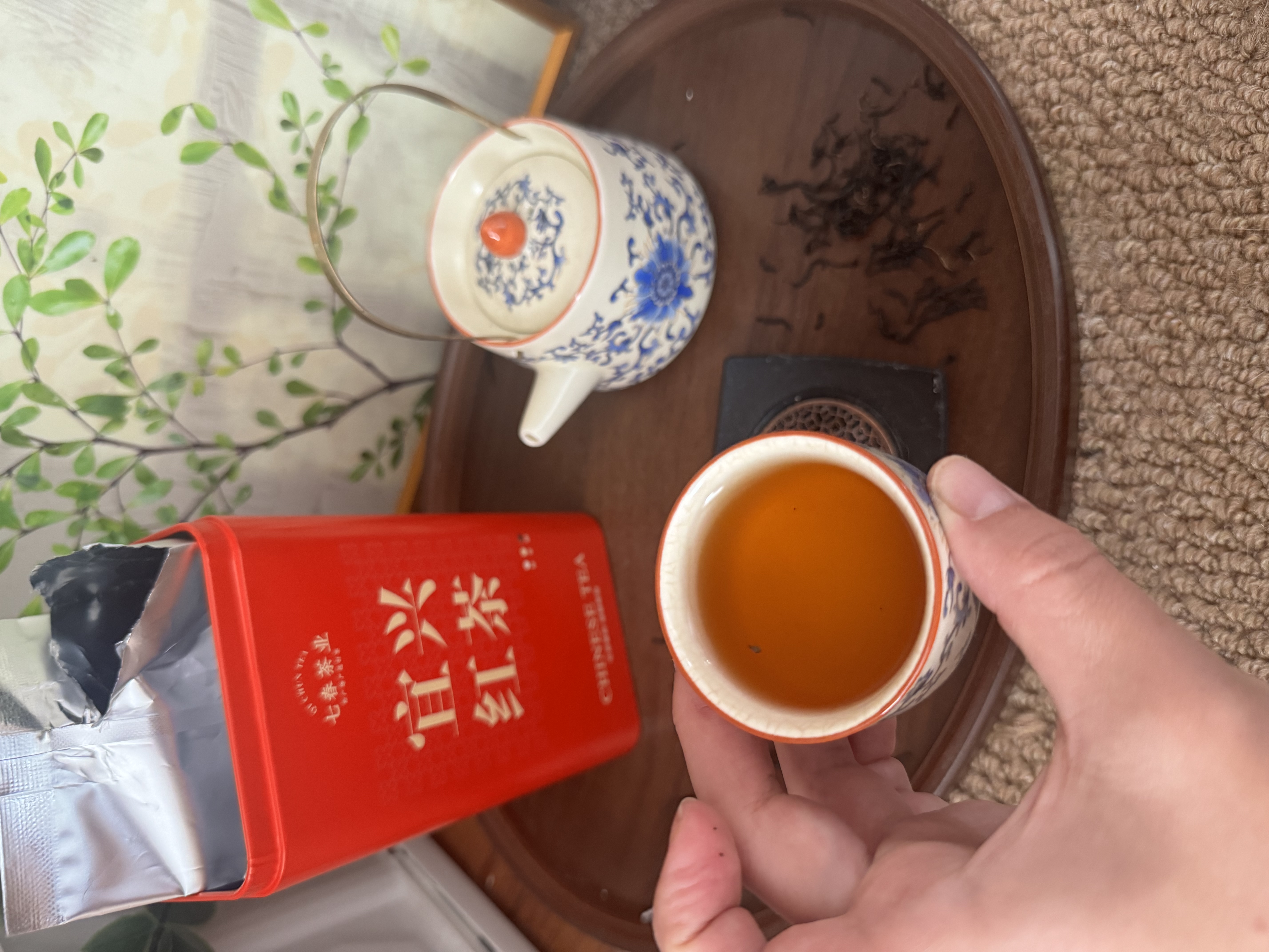 七春宜兴红茶正宗江苏茗茶浓香茶叶礼盒中秋节送礼200g 实拍图
