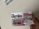 usmile笑容加焕白清新牙膏 美白清新去黄去渍牙膏 无人区玫瑰110g 实拍图