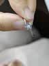 DR现货钻戒天然钻石K金戒指 雪吻 订结婚告白求婚纪念日礼物女 6分H色SI1 【白14K金】下单后【真爱验证】选择手寸 实拍图