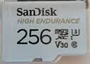 Sandisk闪迪256GB TF（MicroSD）4K内存卡 行车记录仪 监控摄像头专用 循环录制20,000小时 高耐用存储卡 实拍图