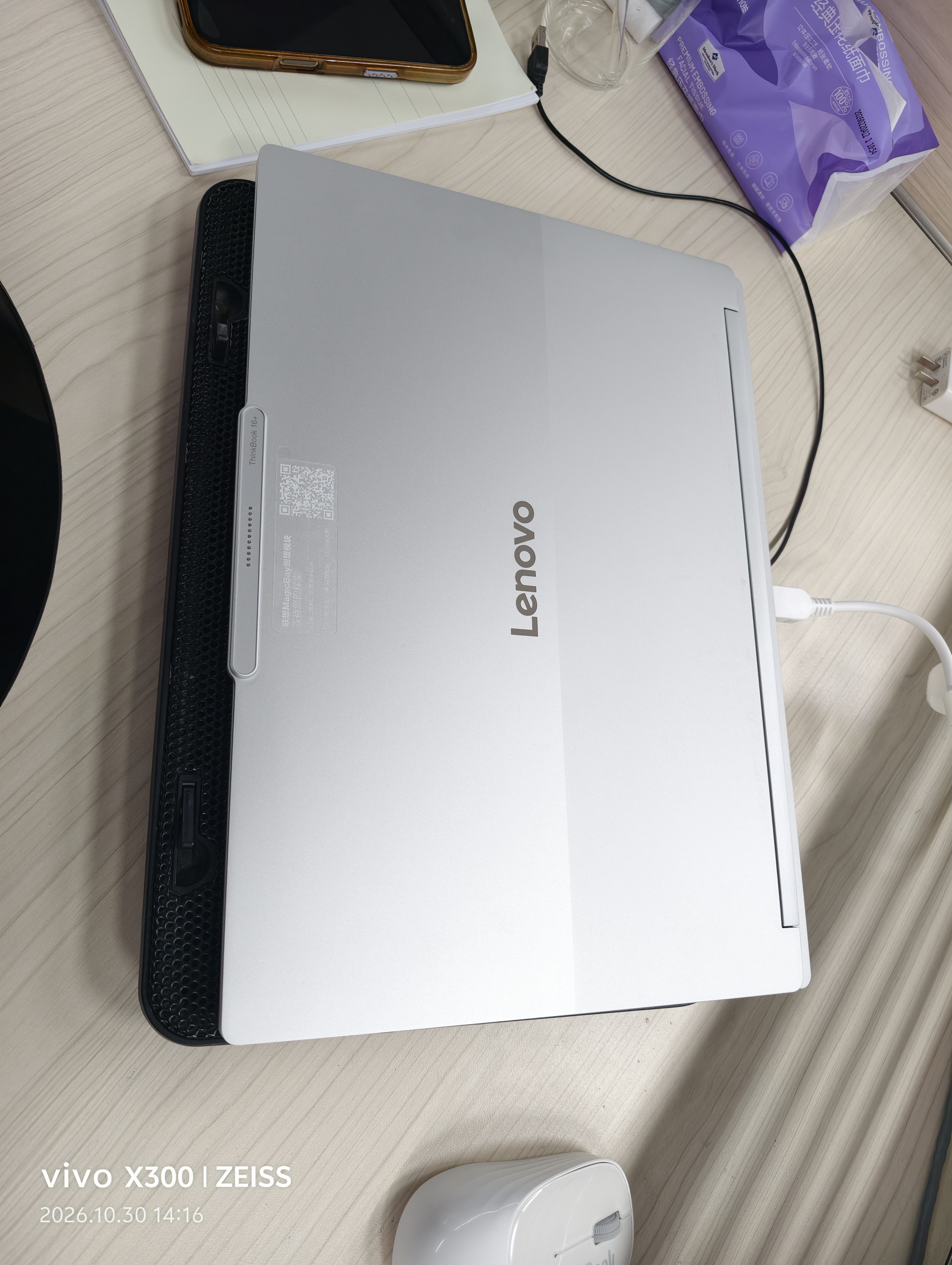 ThinkPad联想笔记本电脑ThinkBook14+ 2026 AI全能本 英特尔酷睿Ultra5 338H 32G 1T 3K 14.5英寸月神灰 实拍图