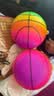蒙拓嘉健身球手甩甩球中老年人广场舞球锻炼手臂弹力健身运动彩虹弹跳球 实拍图