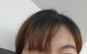 OKCS染发膏 苦茶色染发剂 植物纯男女免漂自己在家染发莫奈肉桂长发装 实拍图