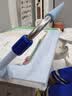 猫太子护栏坐姿矫正器儿童防低头写字矫正器小学生保护近视弯腰驼背幼儿姿势学习纠正加长款 蓝 实拍图