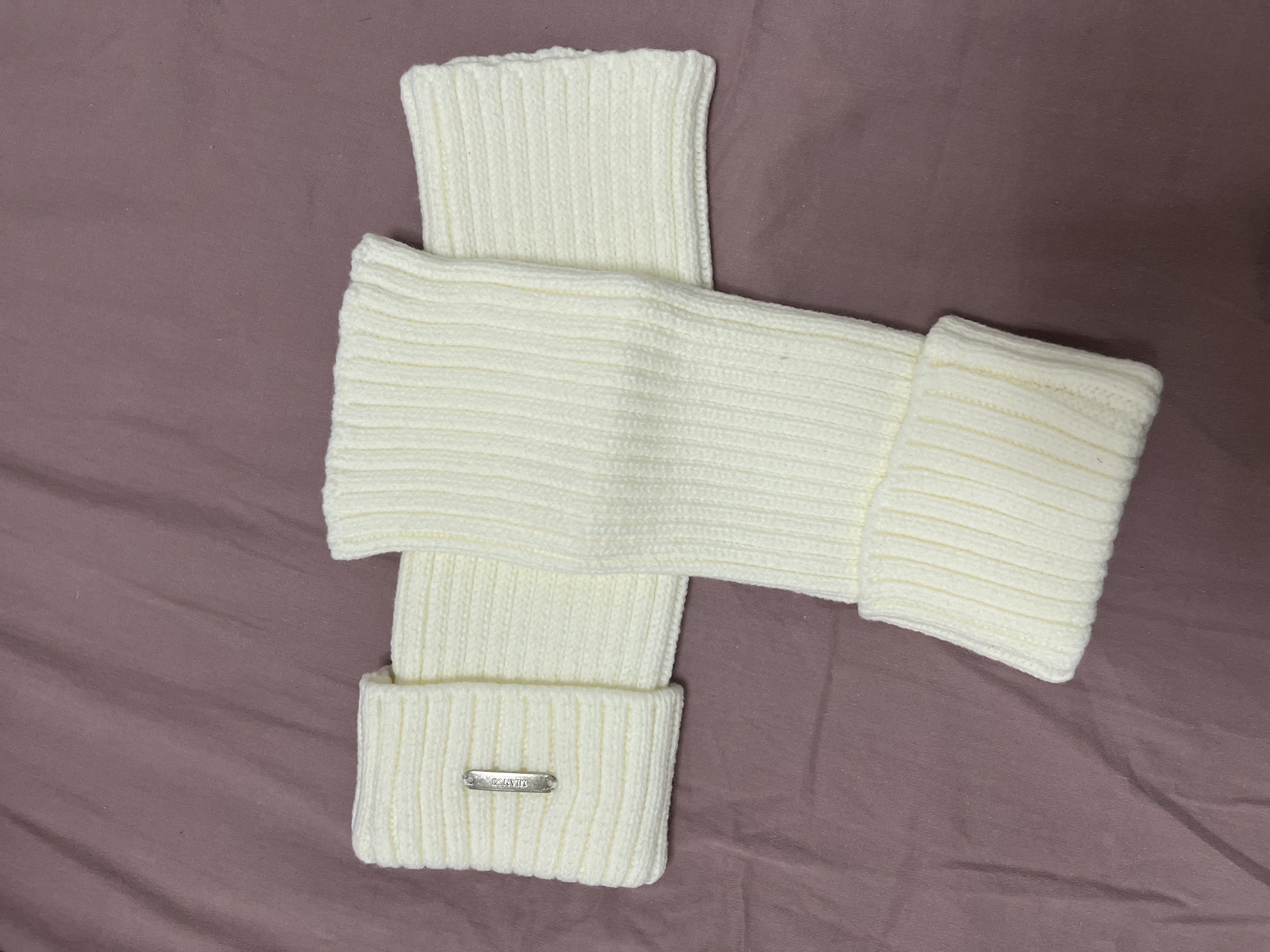莫代尔女士腿套银标针织女款秋冬季修饰腿型保暖袜套堆堆袜长筒袜子 实拍图