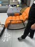 全品屋摇摇椅成人躺椅懒人沙发单人沙发双人摇椅可坐躺睡卧室阳台午休椅 实拍图