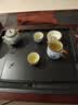 岩板功夫茶几带烧水功能茶桌椅茶炉一体套装现代家用办公泡茶台 【胡桃色】120*65*56cm 实拍图