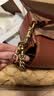蔻驰（COACH）经典标志CASSIE19号单肩斜挎包翻盖链条秋季手提女包 B4/棕黄色 焦糖色（新版） 实拍图