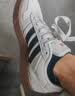 adidas「小锯齿」D-PAD CLASSIC美高风篮球风板鞋男女阿迪达斯   白色/蓝色/棕色   43 实拍图