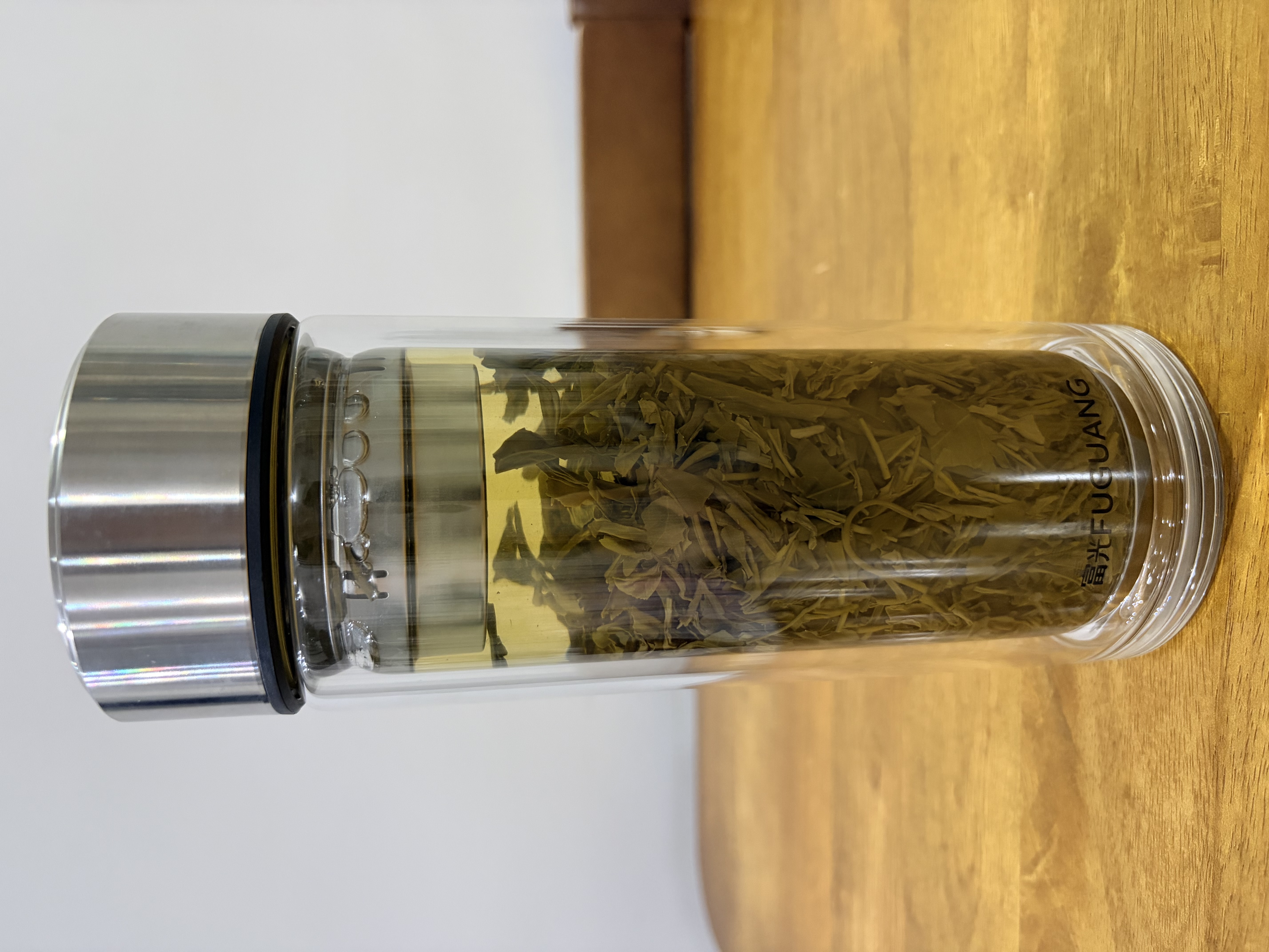 富光玻璃杯水杯子茶水分离大容量耐高温水杯高颜值泡茶杯礼物男女士 实拍图