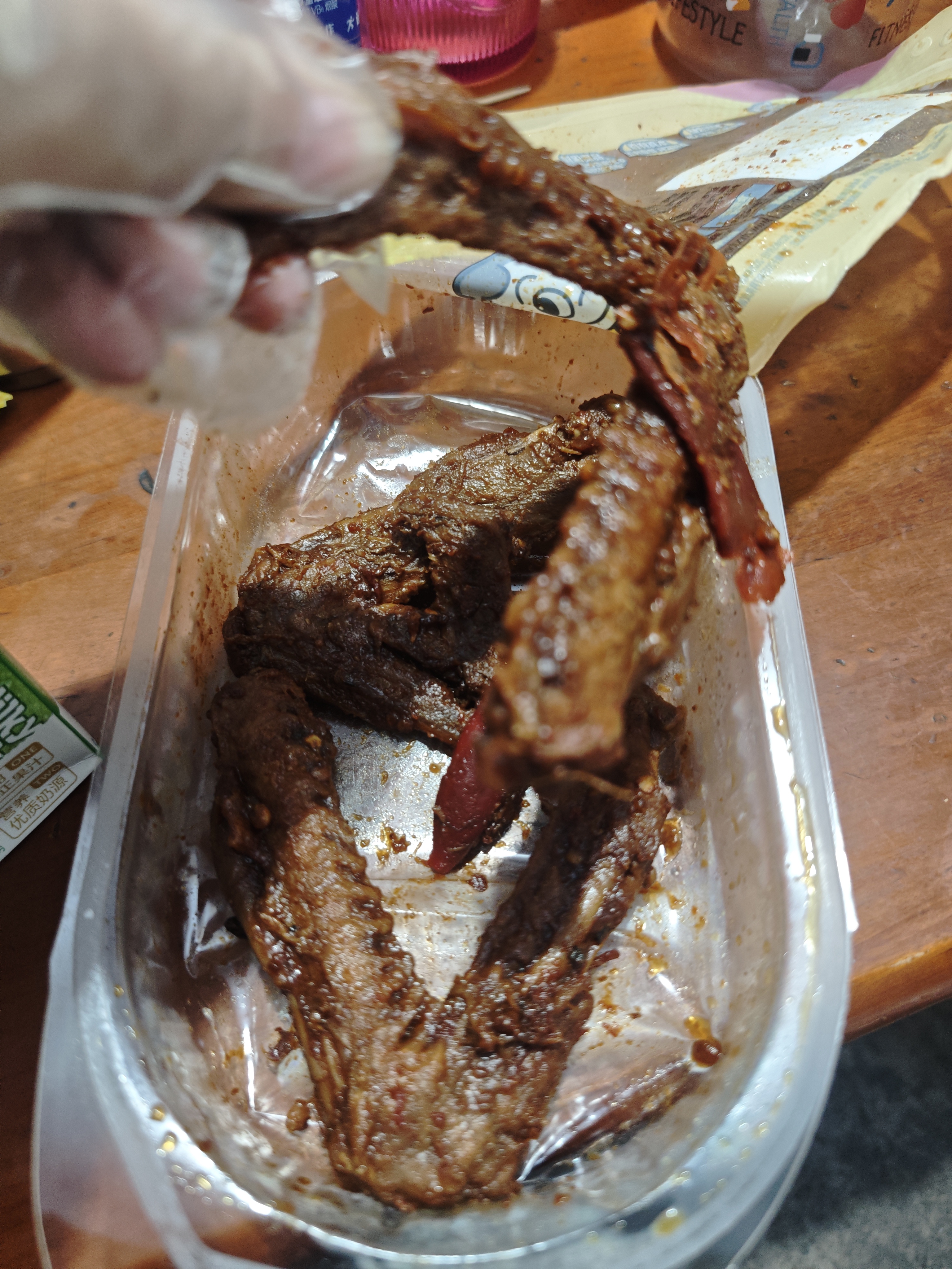 周黑鸭（ZHOUHEIYA）【选5盒】锁鲜星享盒装甜辣卤鸭锁骨鸭翅鸭脖多款可选武汉特产 卤鸡翅尖150g 实拍图
