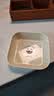 百草园吐骨碟家用水果盘零食干果盘客厅收纳盘餐桌残渣吐骨盘 九件套方 实拍图