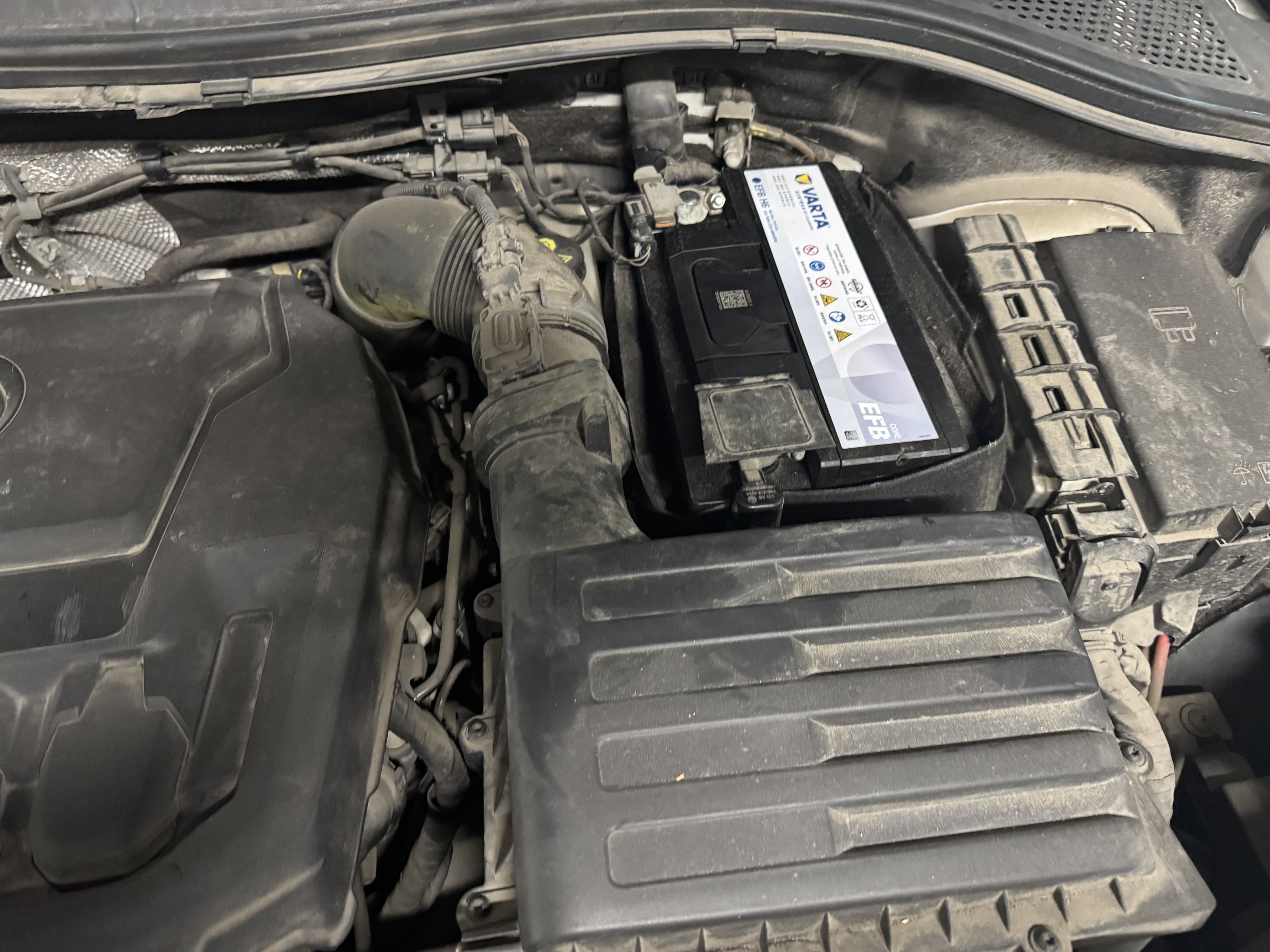 瓦尔塔（VARTA）京东汽车电瓶蓄电池启停 动力强劲 EFB H6大众速迈腾途观以旧换新 实拍图