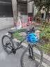 永久自行车骑行头盔男女一体成型透气山地公路车代驾单车安全帽 蓝紫 实拍图